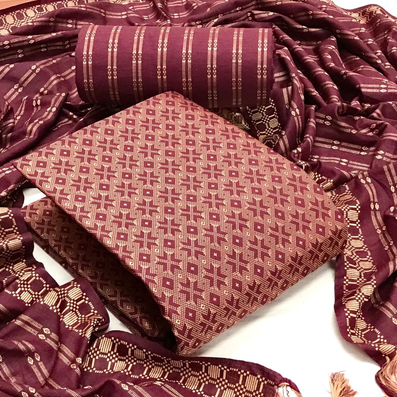 Tc South Cotton 1 Casual Wear Cotton Dress Material Collection